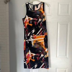 H&M Modern Abstract MIDI Dress